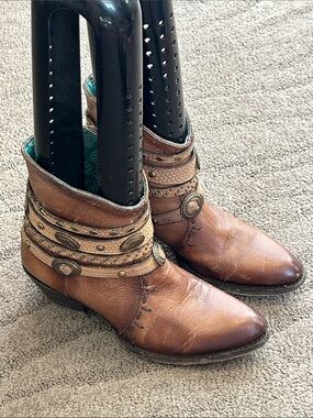 Corral Ankle Boots Festival Cowgirl Size 8 Style 3196